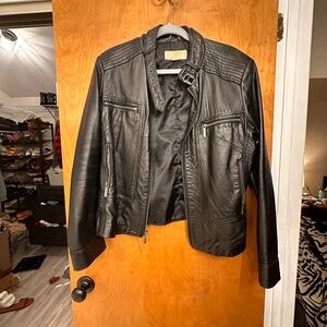 Michael Kors, Leather Jacket, Perfectly Broken In!